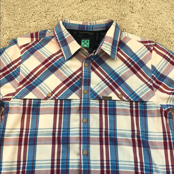 Hippy Tree Short Sleeve button down M - Picture 2 of 6
